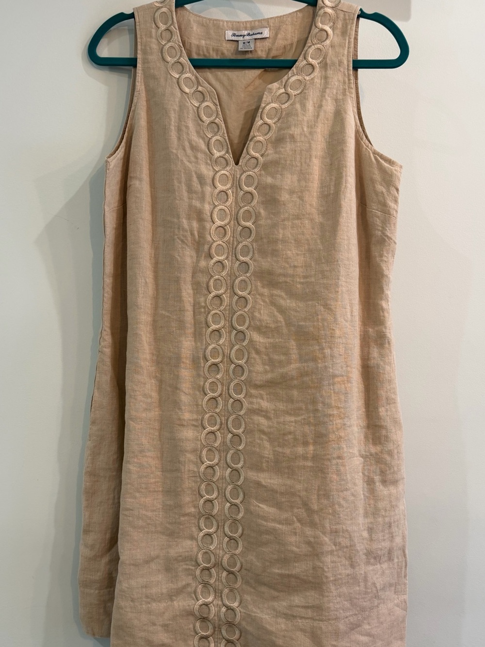 Tommy Bahama Tan/Cream Shift Dress